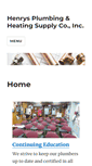 Mobile Screenshot of henrys.bz